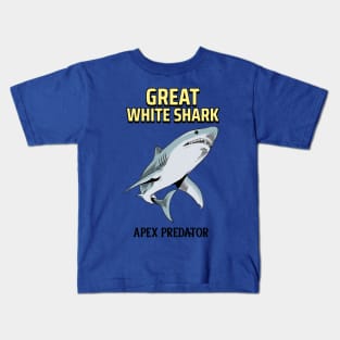 Great White Shark Sharks Shark Attack Kids T-Shirt